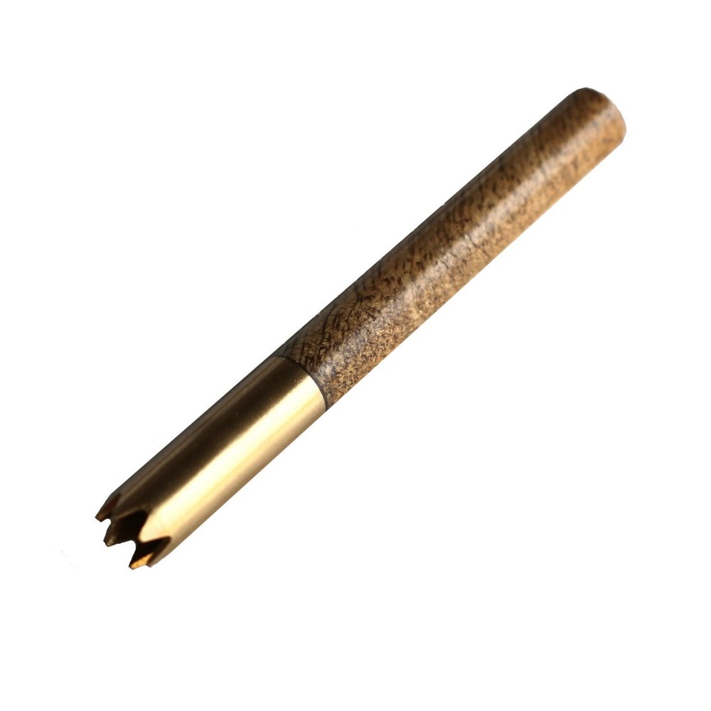 3" Brass Bat-One Hitter Pipe-Designed for 4" Dugouts-Grinder Tip Mango