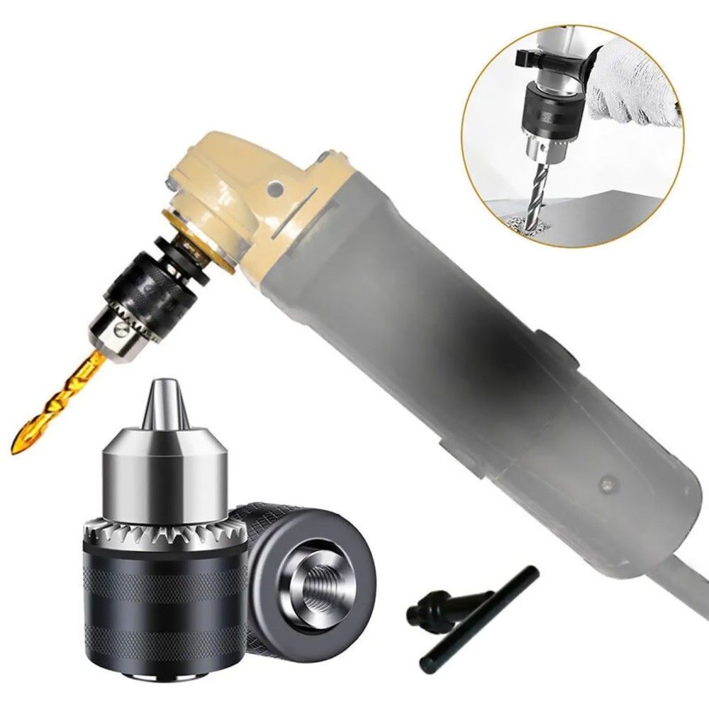 Angle Grinder Electric Drill Conversion Collet Chuck Head Adapter Accessories