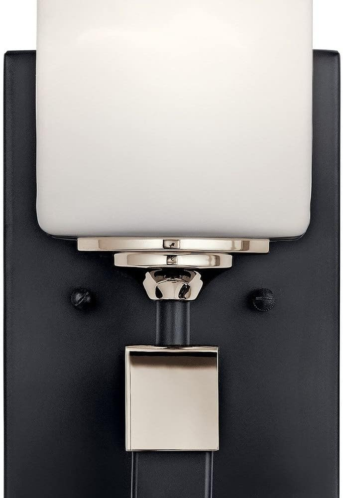 55000BK Marette Wall Sconce, 1-Light, Black