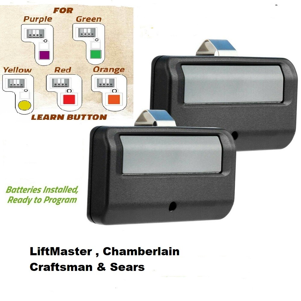 2 For 891LM LiftMaster Remote Transmitter Garage Door Security+ 2.0 Learn