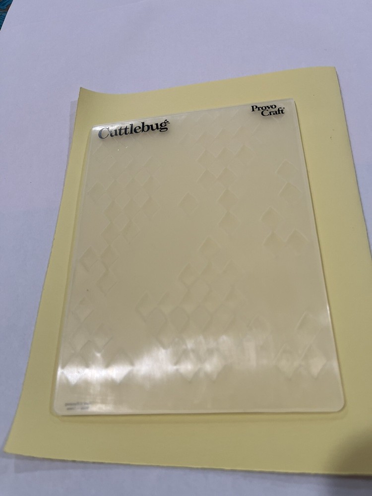 Provo Craft Cuttlebug Embossing folder Diamonds In The Rough