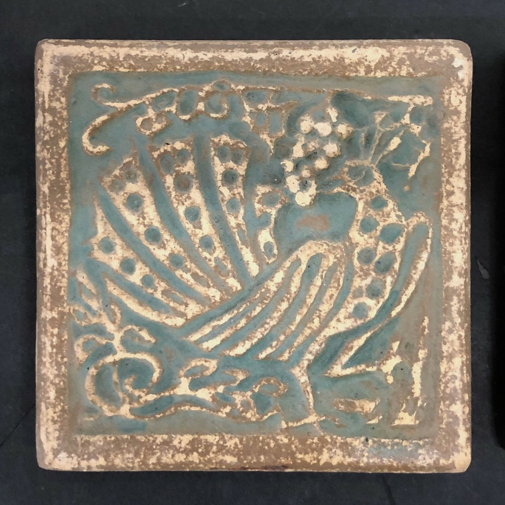 Woolenius Tile Set with Peacocks California