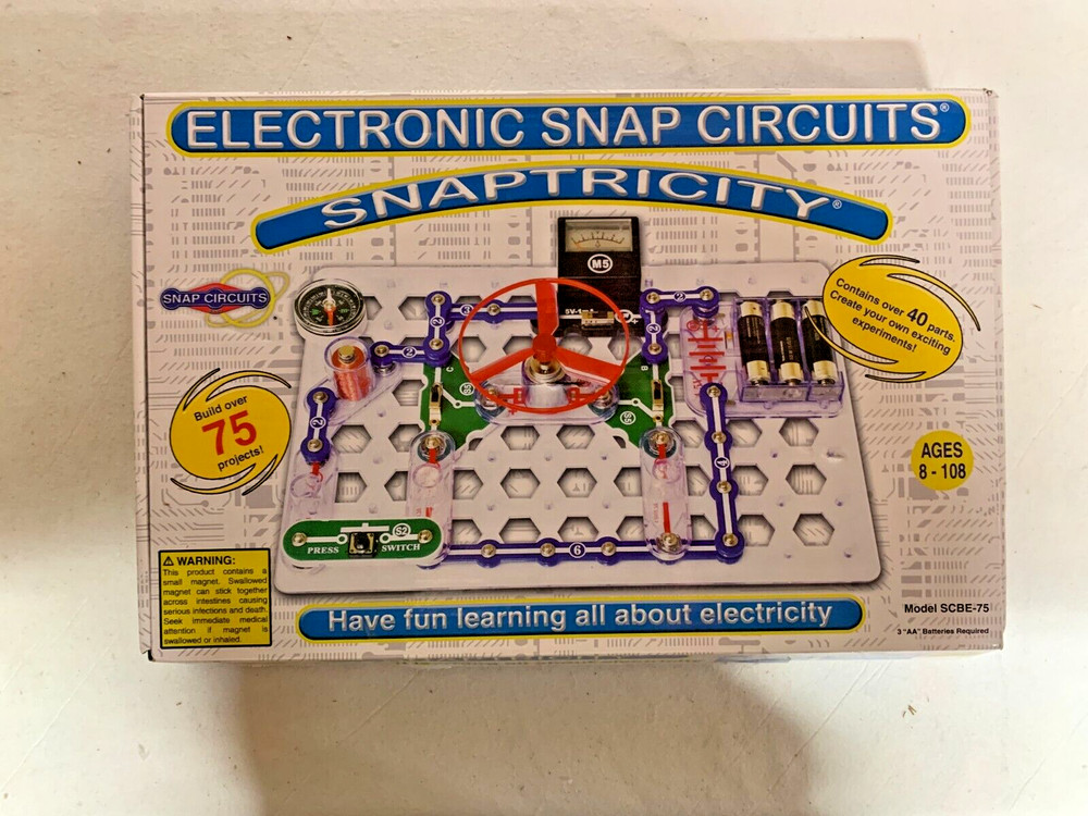 Electronic Snap Circuits Snaptricity Model SCBE-75