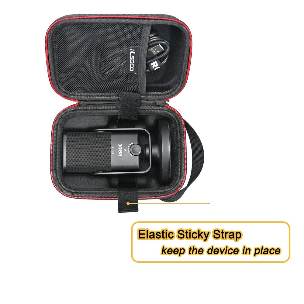 Best RLSOCO Hard Case for RDE NT-USB Mini Versatile Studio-quality Condenser USB