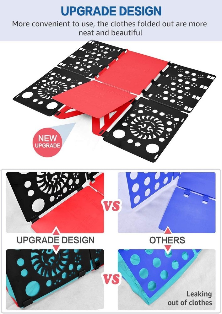 Premium Clothes Folder for Adults & Kids - Compact and Efficient Folding Tool