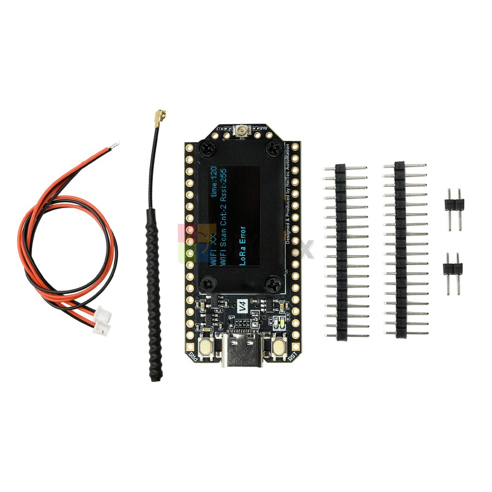 Heltec V4 LoRa Wifi ESP32 Bluetooth Development Board + IPX Antenna + GPS Module