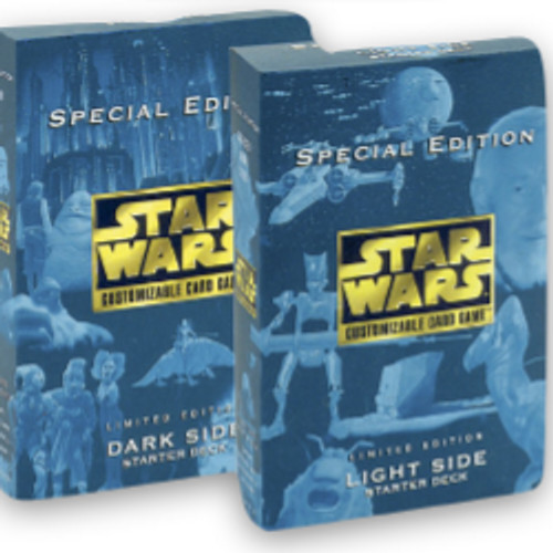Star Wars CCG Special Edition Starter Deck Light + Dark Set Sealed