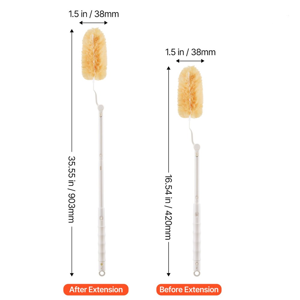 Heavy Duty Duster Refills 3 ft Extendable Handle with 10 Non-woven Refills