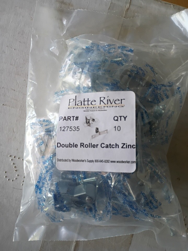 Double Roller Catch Zinc Pack Of 10