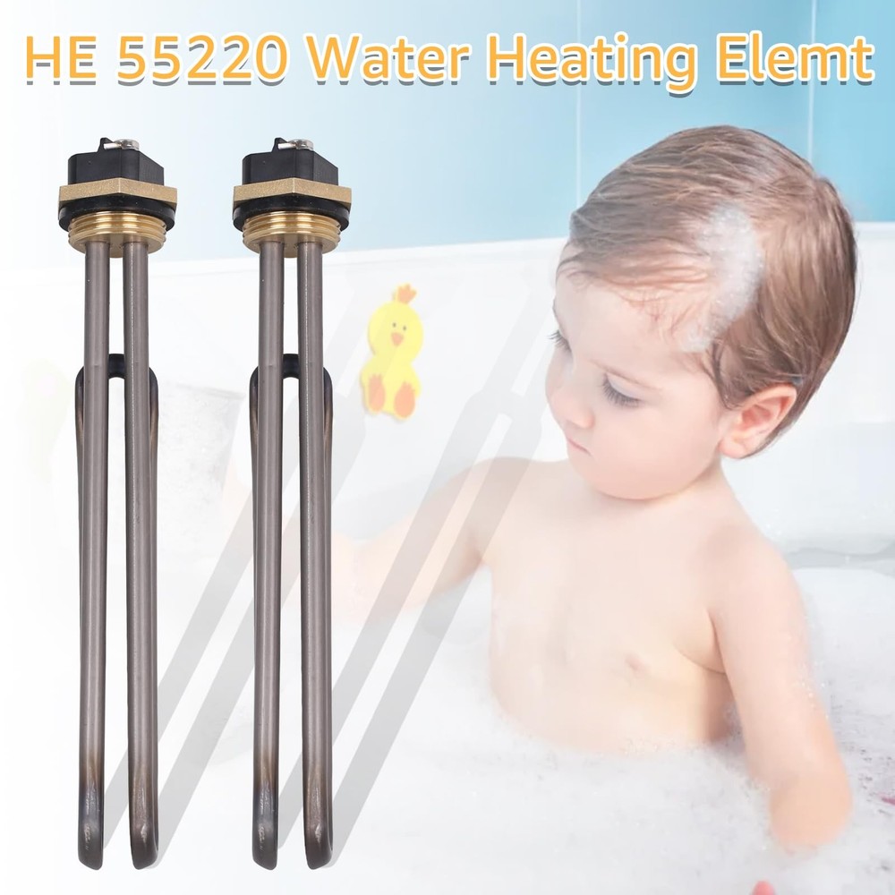 Titanium HE 55220 Tankless Water Heater Heating Element, Screw in Mixed color