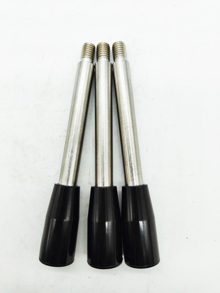 3pc M10 Work Rod Machine Tool Work Handle Bench Drill /Milling Machine 147mm（L）