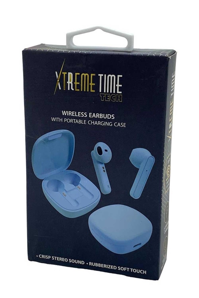 Xtreme Time Wireless Rubberized Earbuds