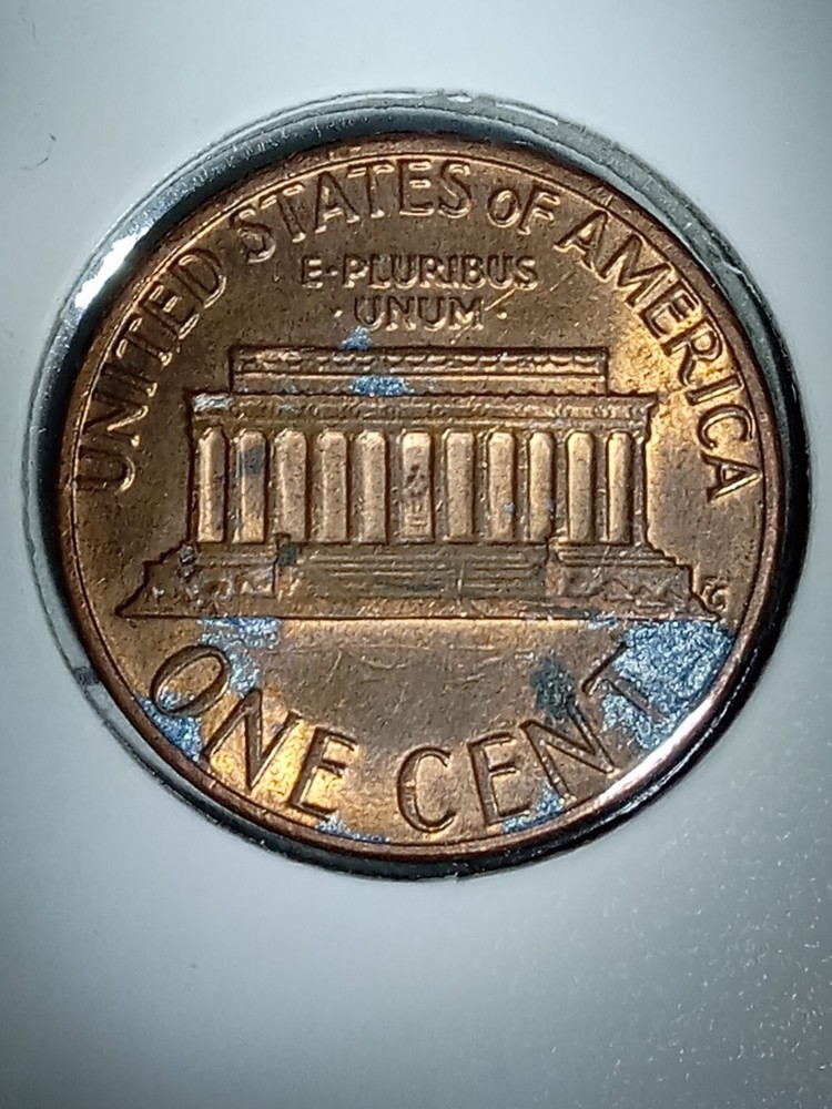 1983 Denver Lincoln Cent With Silver Fragment Error!!!