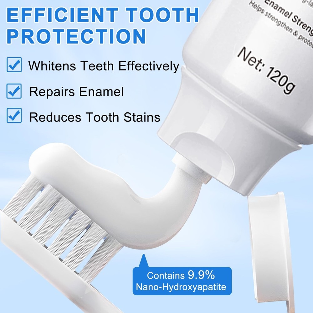 9.9% Hydroxyapatite Toothpaste, Nano Hydroxyapatite Toothpaste Protects Ename...