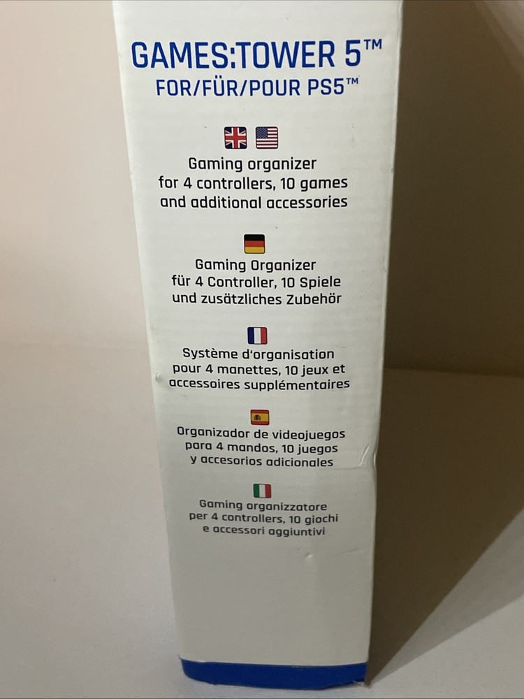 Snakebyte Games Tower 5 Universal Storage Solution PlayStation 5 Compatible