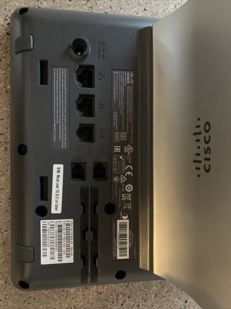 Cisco CP-7841-K9 [GRAY+SILVER][4 LINES][USE WITH CUCM][MINT CONDITION]
