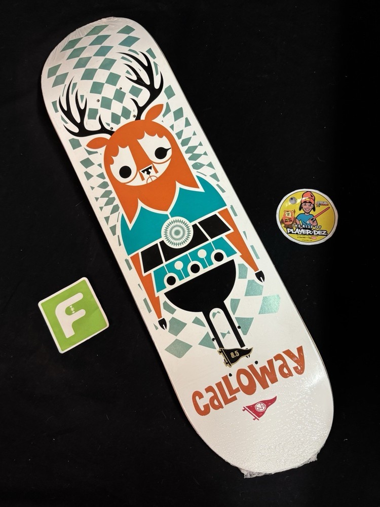 RARE Devine Calloway Don Pendleton Primitive Skateboard Deck In Shrink Pro Foil