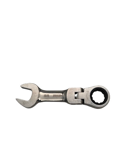 ASCOT 58HOECW (5/8") FLEX HEAD OPEN END COMBINATION RACHET WRENCH