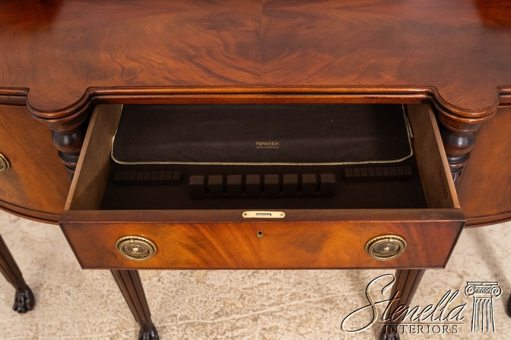 70985: HENREDON Empire Style Figural Mahogany Sideboard