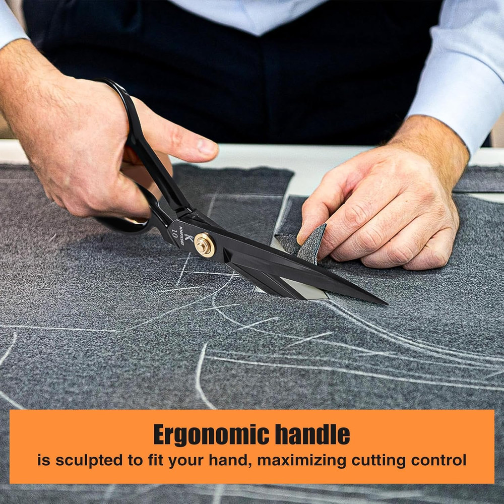 Professional Tailor Scissors 8 Inch - Fabric Scissors Heavy Duty, Sharp Sewing S