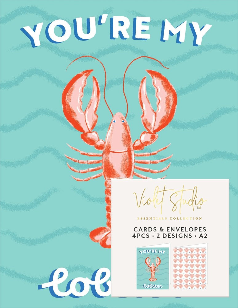 Violet Studio Notecards And Envelopes-New Nautical
