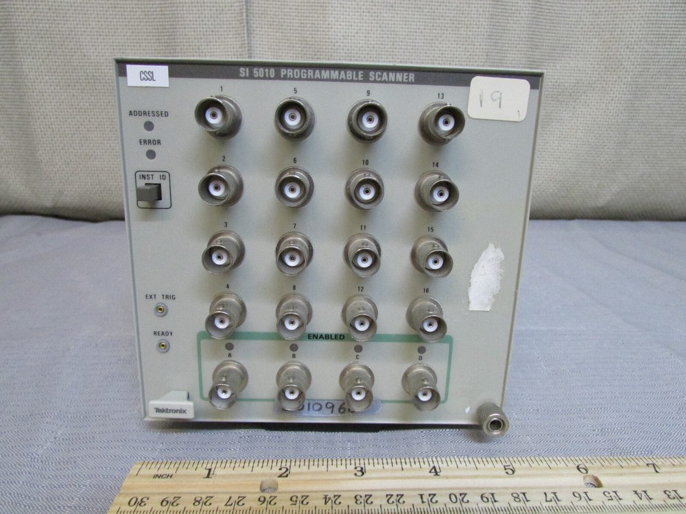 Tektronix Oscilloscope Plugin Module SI-5010 Programmable Scanner s/n B010966