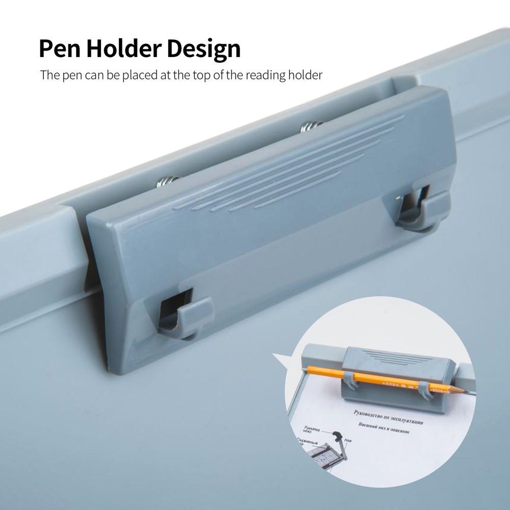 A4 Reading Holder Desktop Document Holder With Adjustable Clip Q2P3