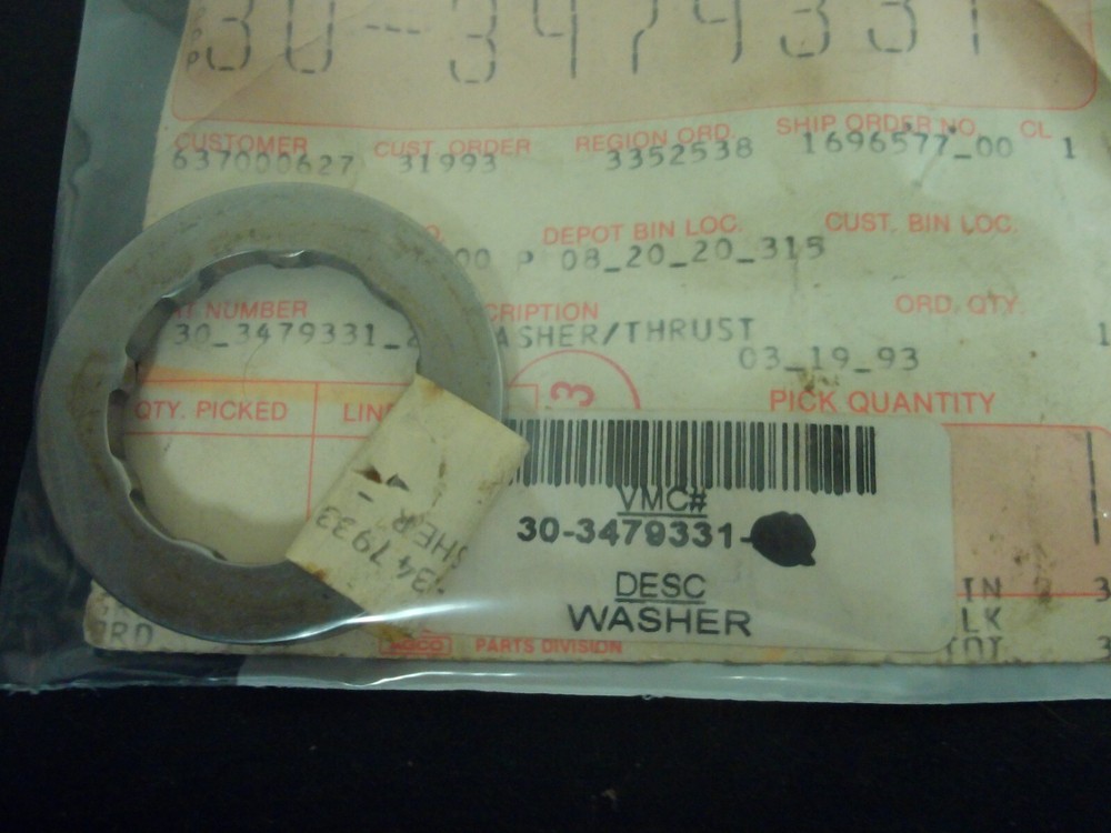 AGCO- WASHER, THRUST  - 30-3479331       BX8ARL