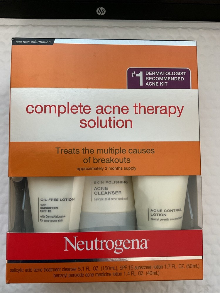 Neutrogena Complete Acne Therapy Solution Set Trio Discontinued See Description