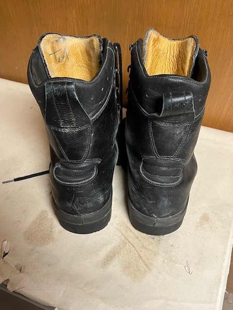 German Military Haix DMS Combat Boots, Size 13R, Used.