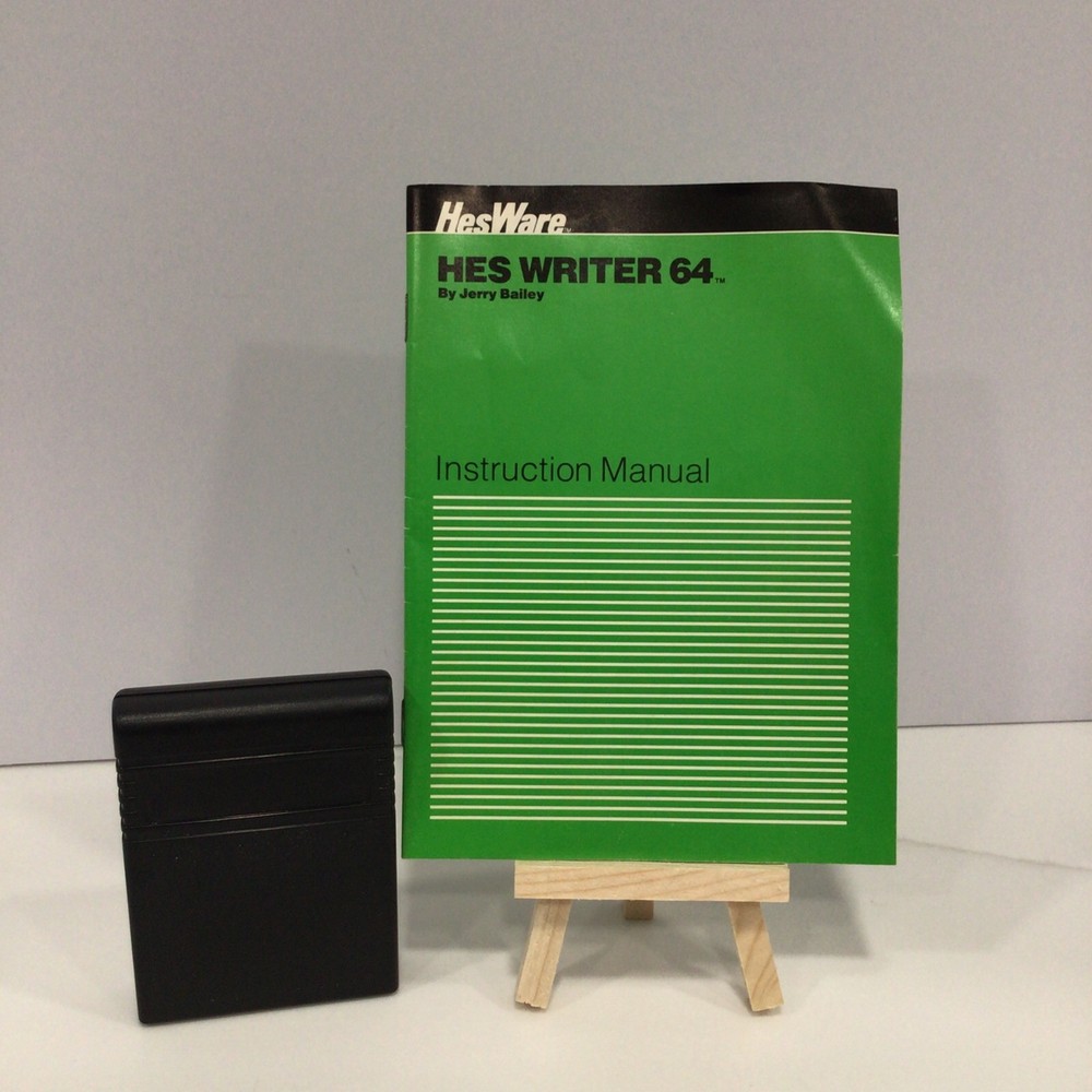 HES Writer 64 (HesWare,Commodore 64) Word Processing Computer Cartridge Manual