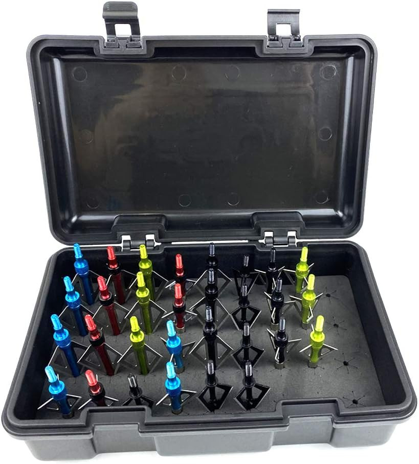 Broadhead Storage Box Case for Compound Hunting Bow and Crossbow Accessory - 36P