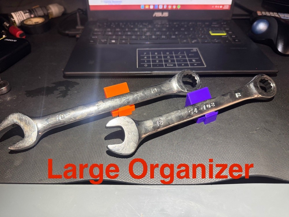 Magnetic Wrench Organizer