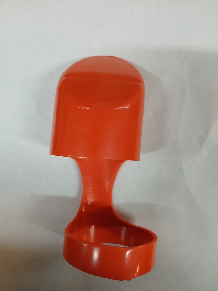 (2)"Orange Polymer raincap