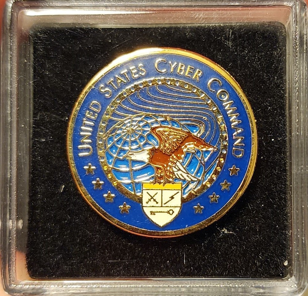 U.S. Cyber Command Lapel Pin - New!