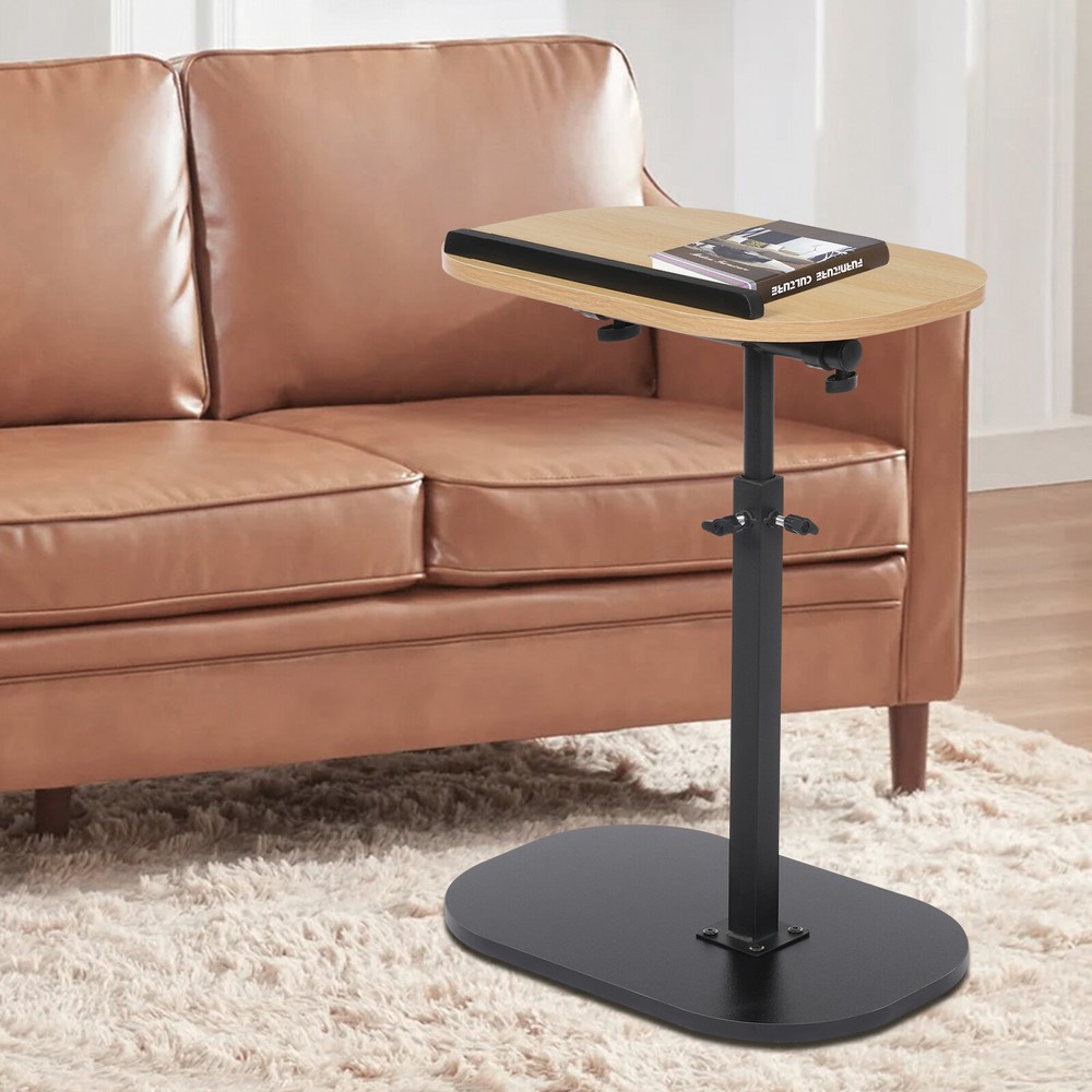 C-shaped Side Table Small Coffee Table Height Adjustable Bed Sofa Side Table