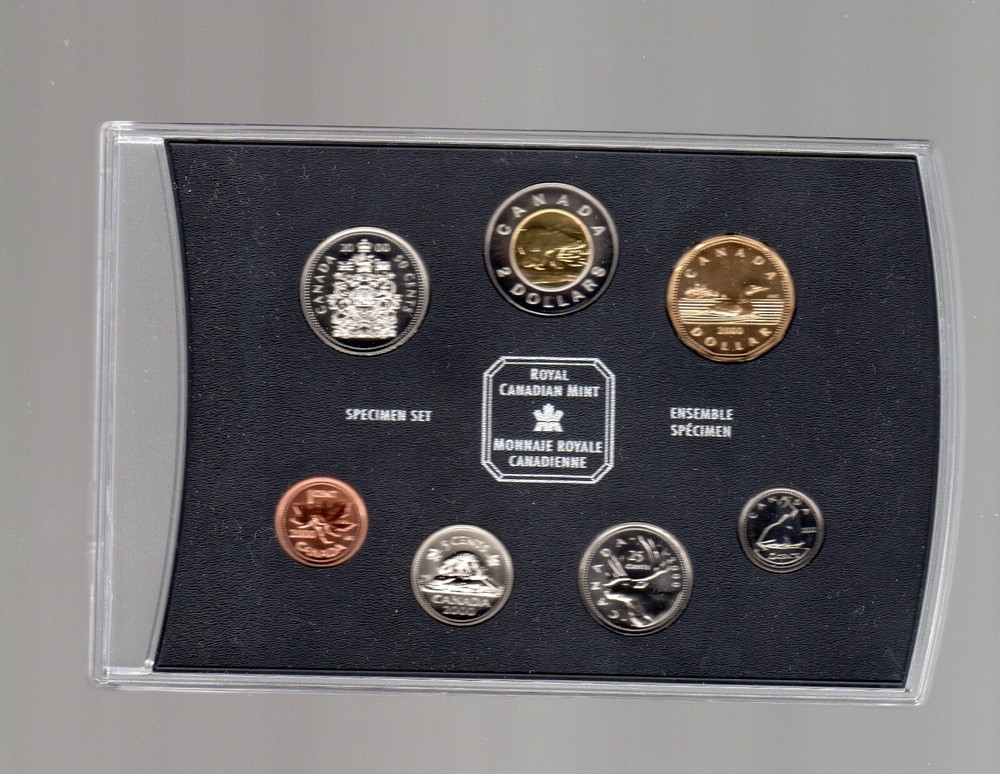 2000 Specimen set, all in original packaging and COA