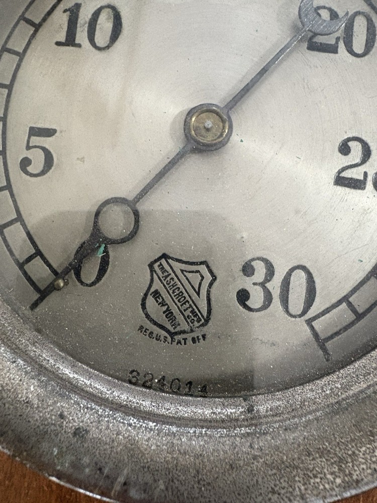 Ashcroft NY Steam Gauge