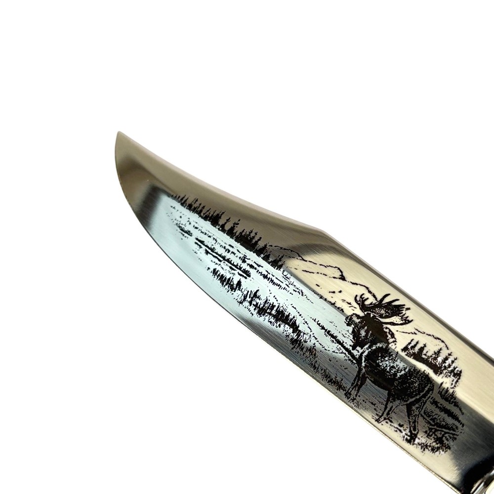 Franklin Mint The Moose Fixed Blade Knife