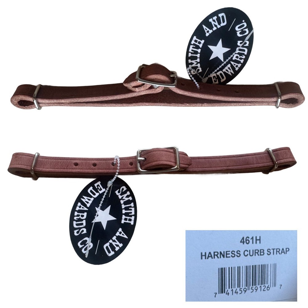 Leather Flat Curb Strap