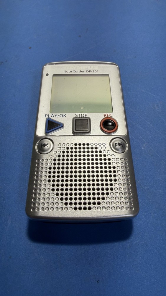Olympus Note Corder DP-201 Digital Voice & Record Playback Tested/Working