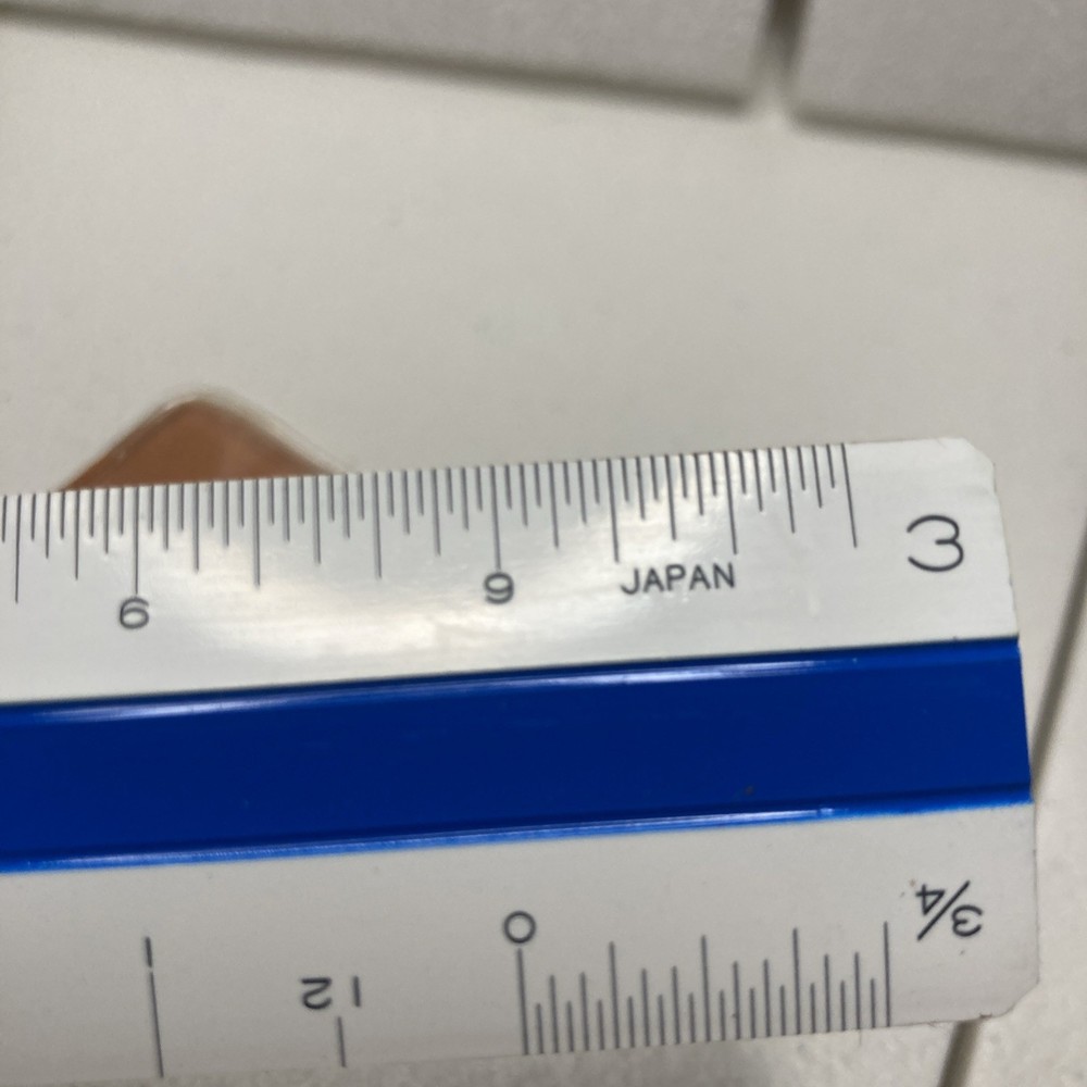 Vintage Ruler TACRO No. 4828 Japan. Draftsmen Drafting Tool Ruler- E
