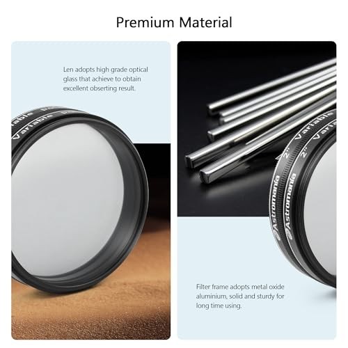 2" Variable Grey Polarizing Filter for Telescopes & Eyepieces, 1-40% Light Contr