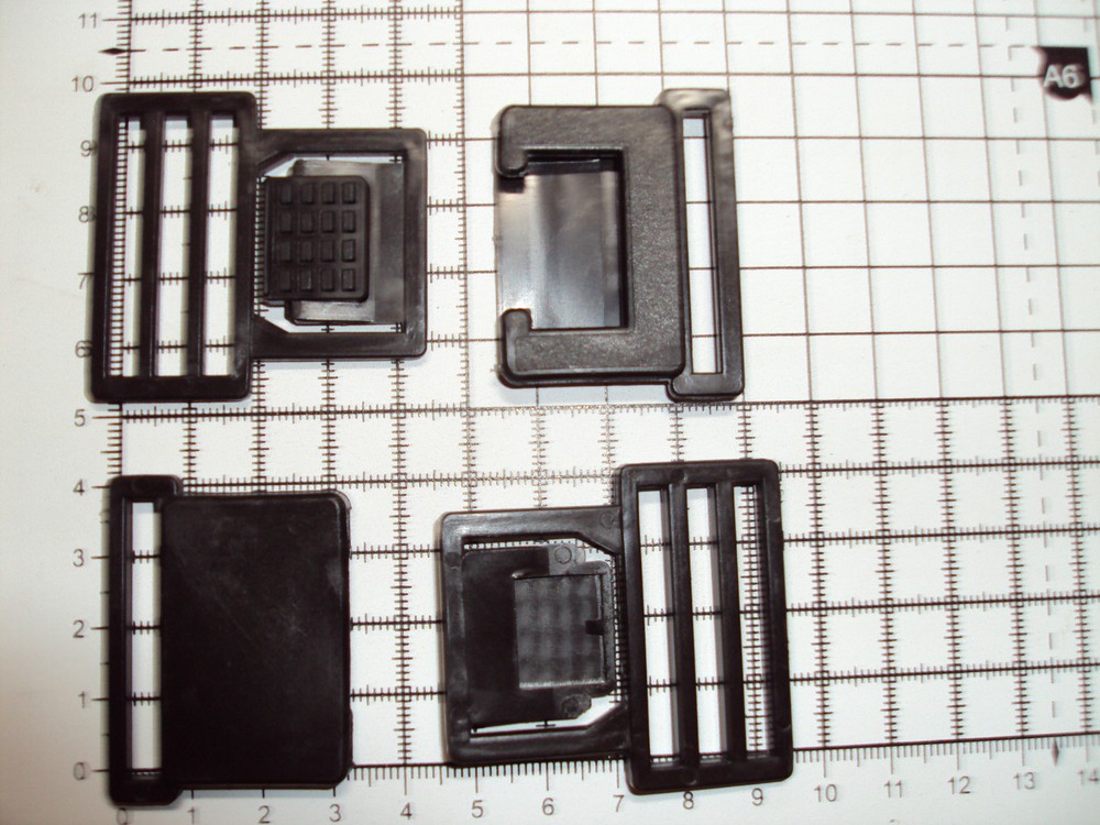 2pcs. Plastic Side Release Buckles For Webbing 38mm Bags Straps Clips "PS-A"
