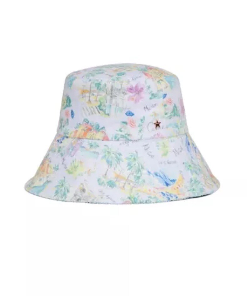Jocelyn Monaco Reversible Terry Bucket Hat Retail $70 NWT
