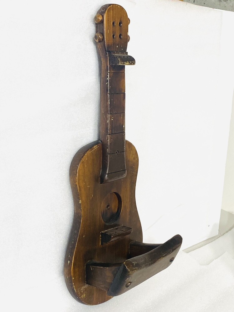 Guitar Wall Wood Decor Needs Some Refinishing 18” X 7”