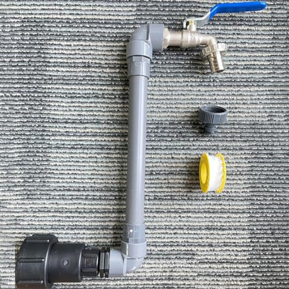 IBC Adapter Robust Brass Material Versatile Applications Irrigation Accessory