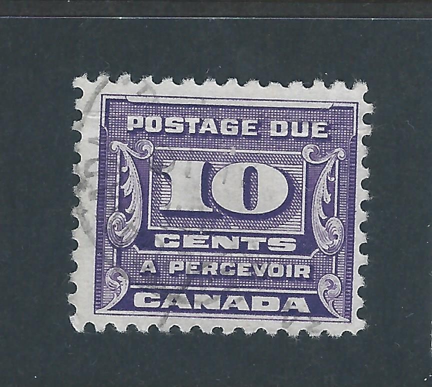 Canada used  -Postage Due 3rd issue 1933 10c violet
