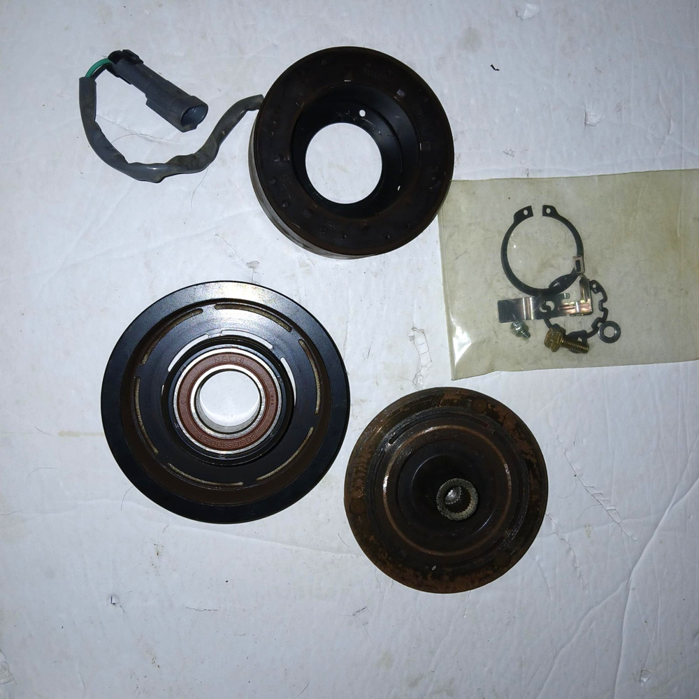 A/C AC Compressor Clutch Assembly Kit Pulley Coil Set NOS
