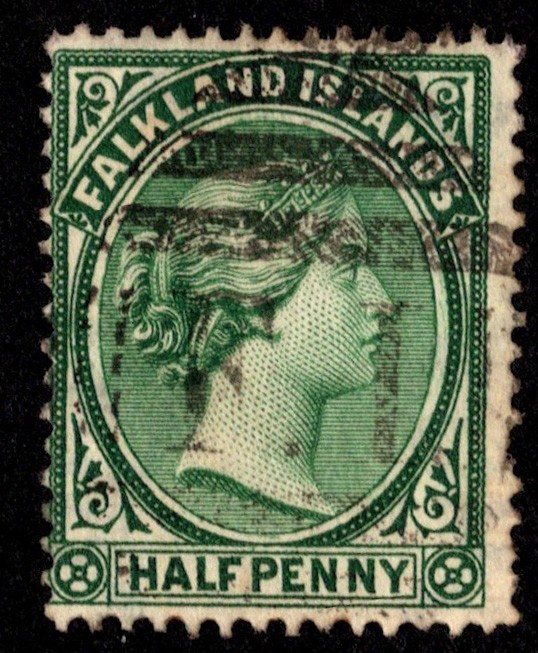 Falkland Islands Scott 9 Used.
